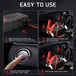 GCZ Car Jump Starter 2000A with Air Compressor, Power Bank, and LED Light for Road Emergencies and Tire Inflation