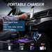 GCZ Car Jump Starter 2000A with Air Compressor, Power Bank, and LED Light for Road Emergencies and Tire Inflation