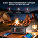 GCZ Car Jump Starter 2000A with Air Compressor, Power Bank, and LED Light for Road Emergencies and Tire Inflation
