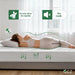 GCZ Colchón Matrimonial Memory Foam con Soporte Ergonómico y Alivio de Presión para Dormitorio