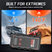 GCZ Car Jump Starter 2000A with Air Compressor, Power Bank, and LED Light for Road Emergencies and Tire Inflation