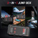 GCZ Car Jump Starter 2000A with Air Compressor, Power Bank, and LED Light for Road Emergencies and Tire Inflation