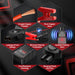 GCZ Car Jump Starter 2000A with Air Compressor, Power Bank, and LED Light for Road Emergencies and Tire Inflation